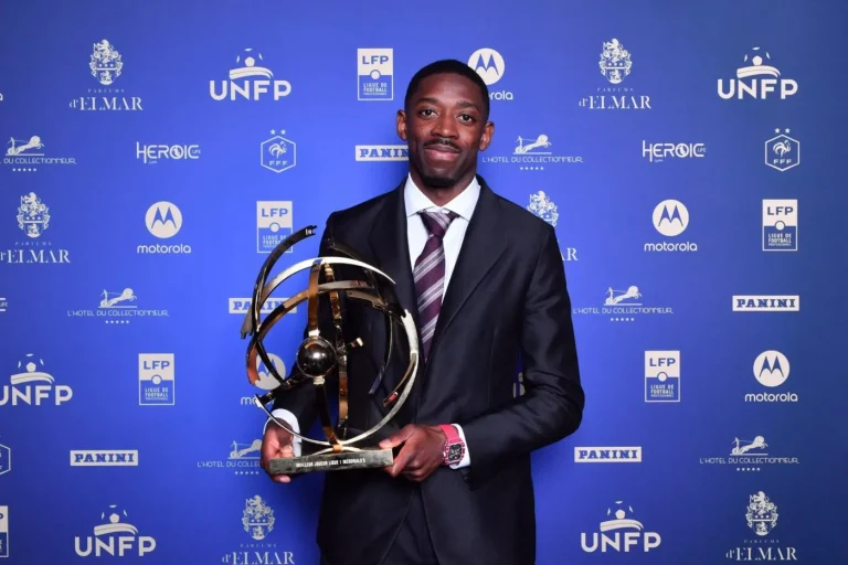 Ousmane Dembélé sacré meilleur joueur de la saison de Ligue 1